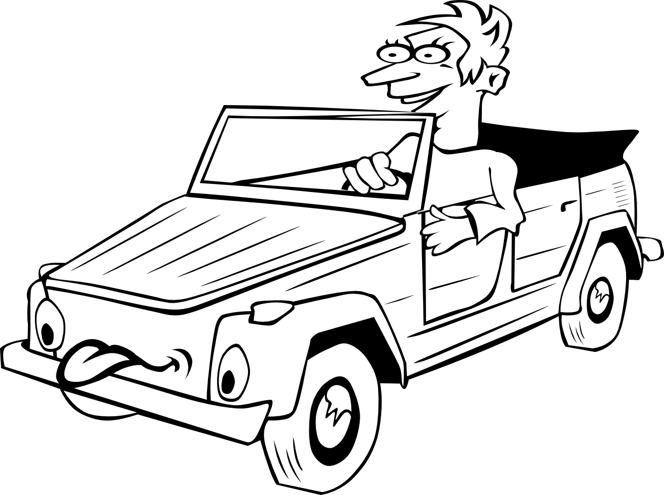 Cartoon Car Driving - ClipArt Best