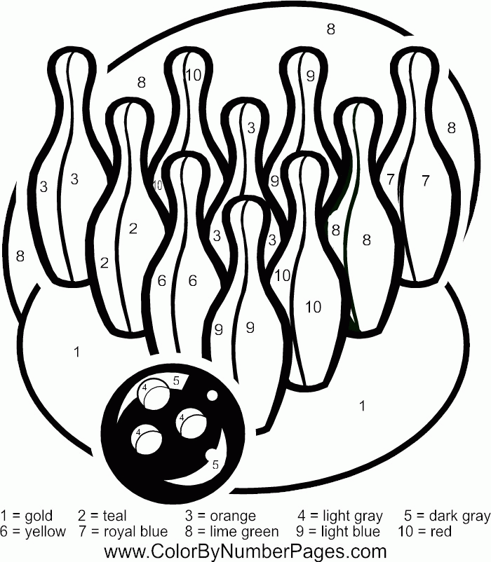 Bowling Coloring Pictures - AZ Coloring Pages