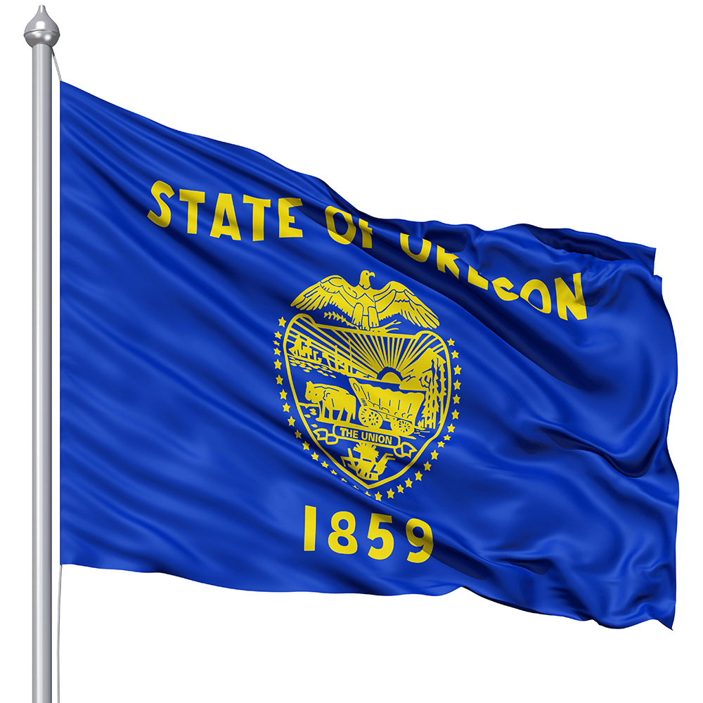 Oregon State Map with cities - blank outline map of Oregon