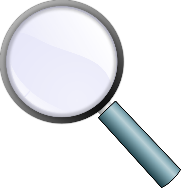 Magnifying Glass clip art - vector clip art online, royalty free ...