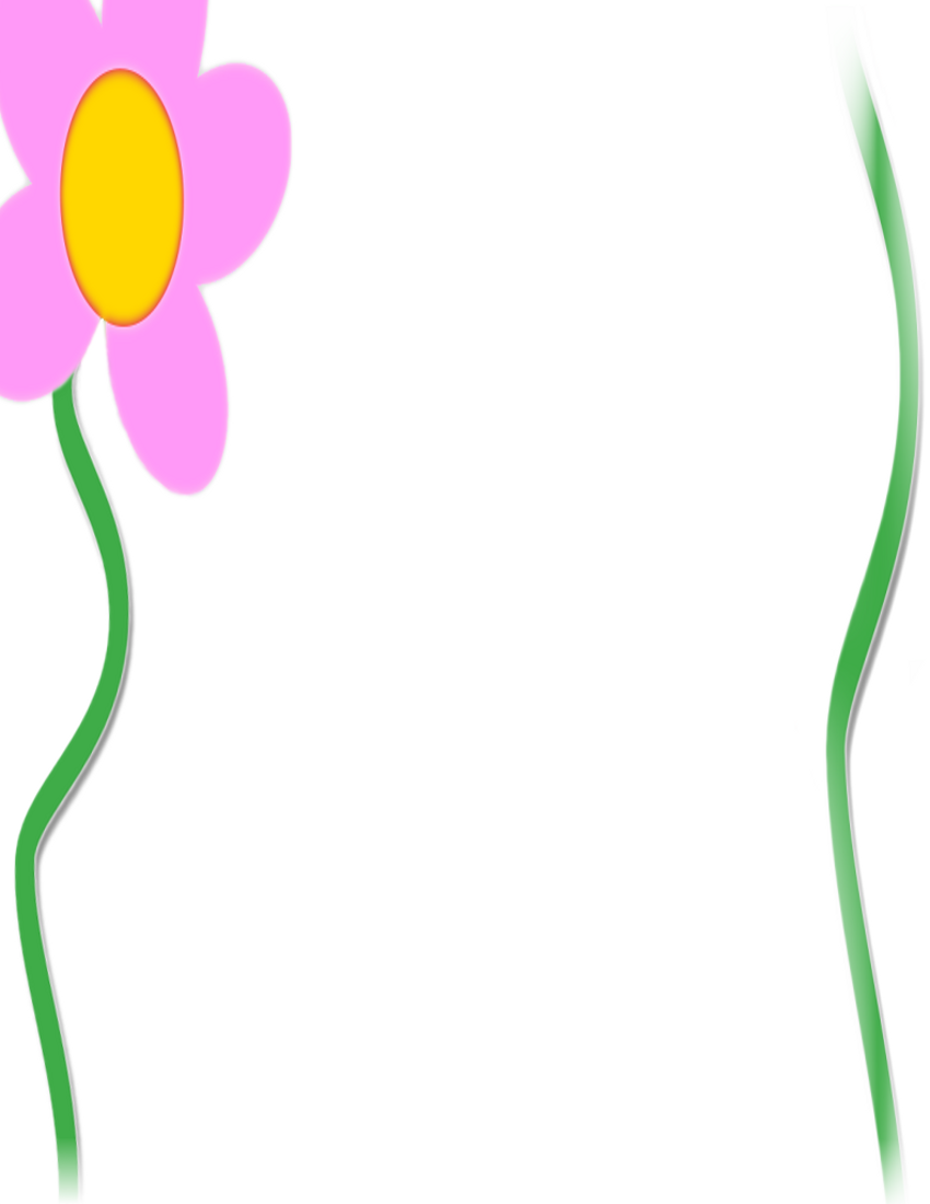 Pink Flower Frame Clipart