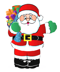 Clip art of santa