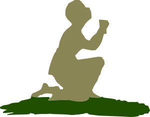 Kneeling To Pray Clipart