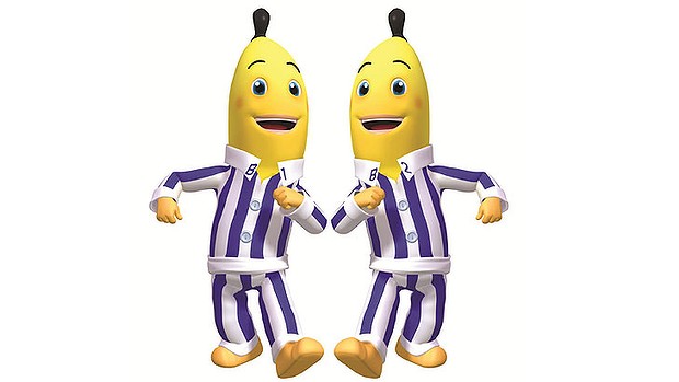 Bananas in pajamas clipart