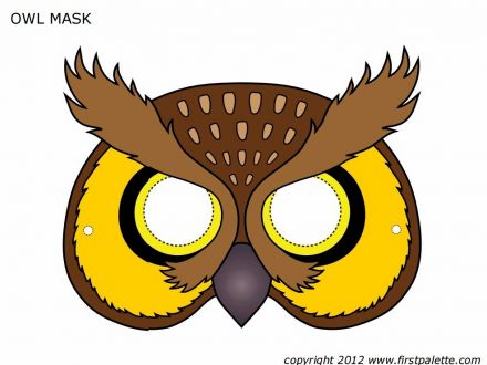 Happy Mask Template Printable Halloween Skull Mask Print, cut and ...