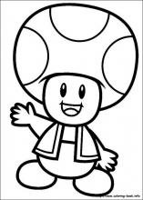 Super Mario Bros. coloring pages on Coloring-Book.info