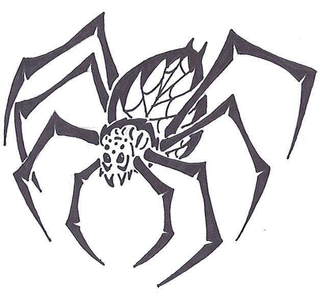 Tribal Spider