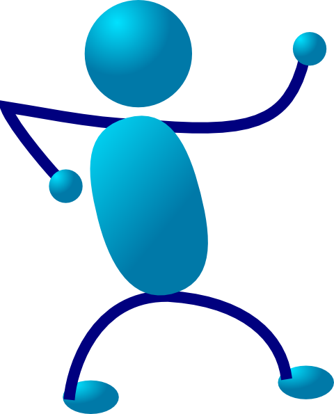Stick Man clip art Free Vector