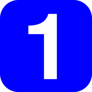 Blue Number 2 clip art - vector clip art online, royalty free ...