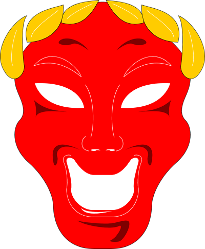 Free Stock Photos | Illustration Of A Comedy Mask | # 7410 ...