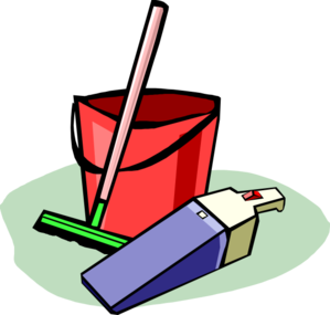 Cleaning Supplies clip art - vector clip art online, royalty free ...