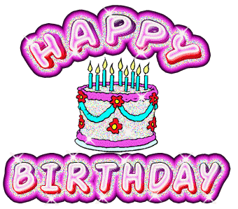 Happy birthday Glitter Gifs