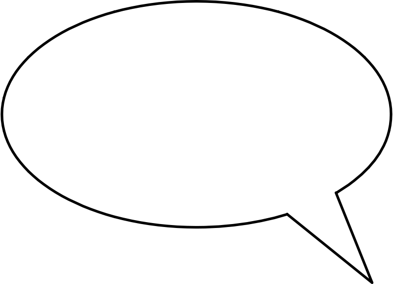 Clipart - Talk bubble
