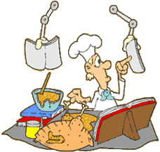 Turkey Cartoon (Stuffing Joke)