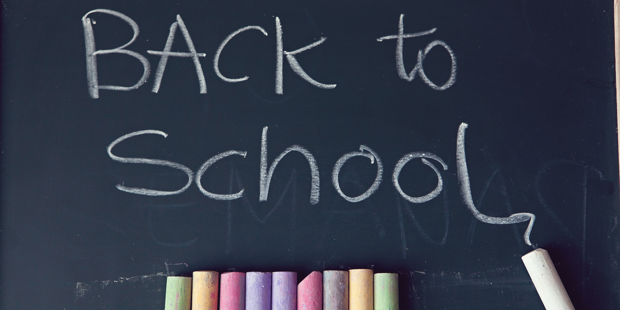 Back to school blackboard picture