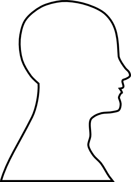 Head Outline Clip Art