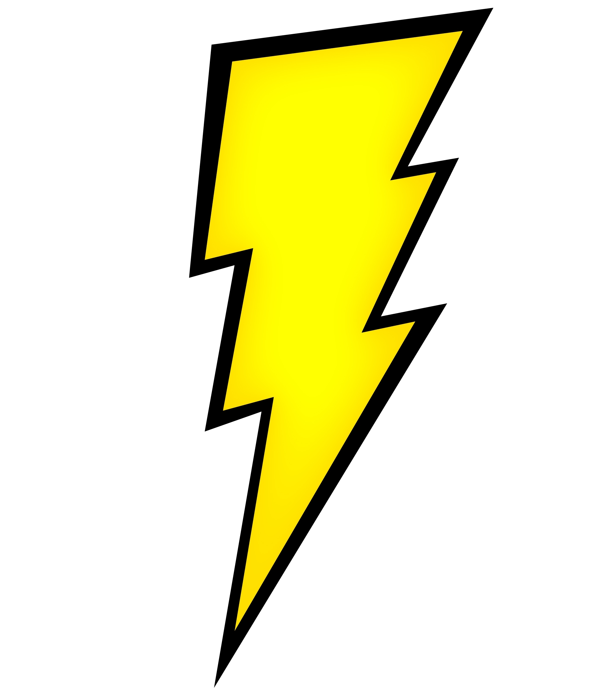 Cartoon Lightning Bolt Clipart