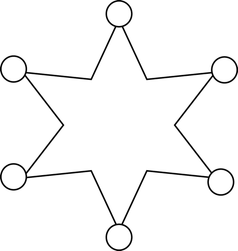 Sheriff Star Clip Art - Tumundografico