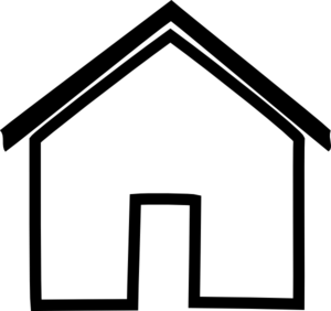 House Outline Clipart Black And White - Free ...