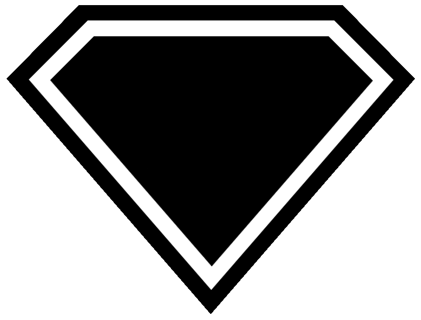 Batman Symbol Outline