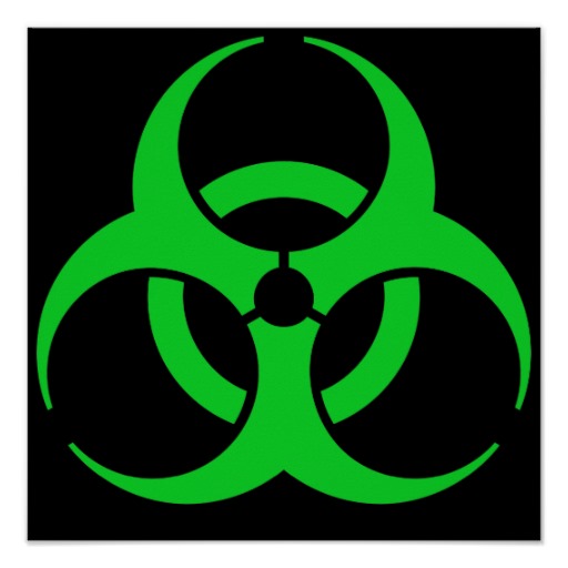 Logos For > Biohazard Logo Green