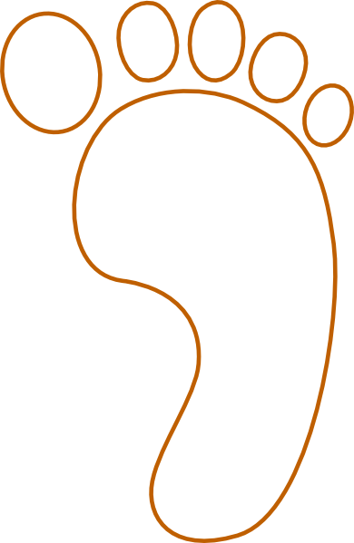 Footprint clip art - vector clip art online, royalty free & public ...