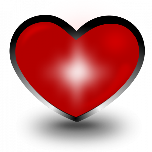 Disegno del cuore rosso vettoriale | Immagini vettoriali gratuiti