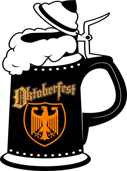 Oktoberfest Beer Mug clip art - vector clip art online, royalty ...