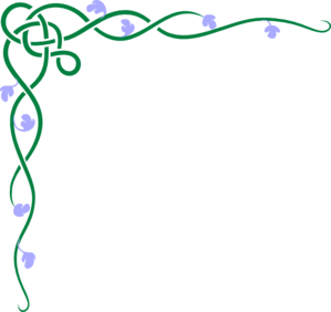 Floral Page Border clip art - vector clip art online, royalty free ...