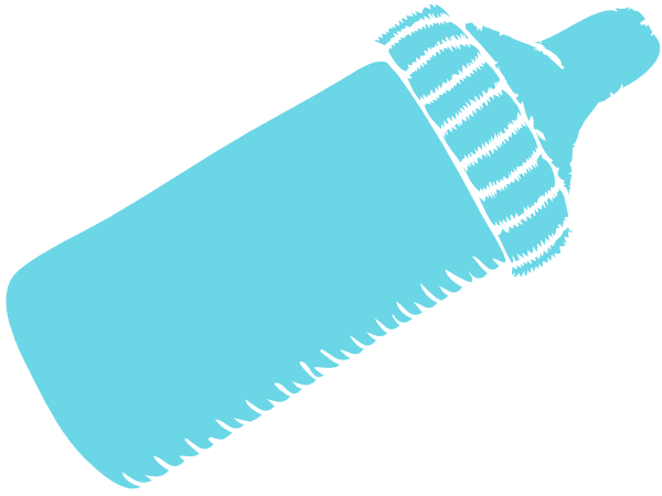 Baby Bottle Tiffany Blue Clip Art Vector Clip Art Online ...