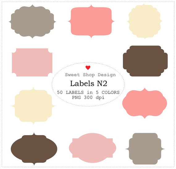 50 Label or Tag Clip Art, Frames Clip Art, Royalty Free Clip Art ...