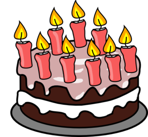 9th Birthday Cake clip art - vector clip art online, royalty free ...