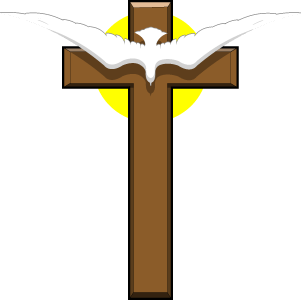 Dove Over Cross | Dove Clip Art - Christart.