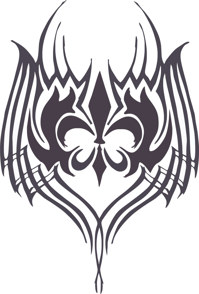 Fleur-de-lis Tatoo Design