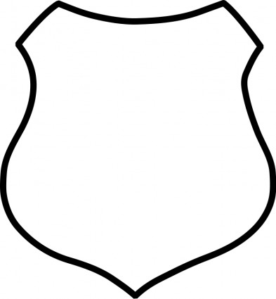 Simple Shield clip art Vector clip art - Free vector for free download