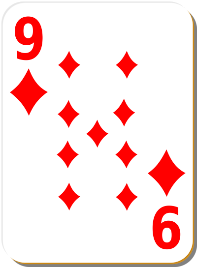 Free Stock Photos | Illustration Of A Nine Of Diamonds Playing ...