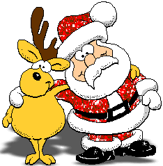 Animated glitter santa claus graphic animation | Christmas ...