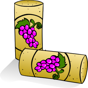 Wine Corks clip art Free Vector