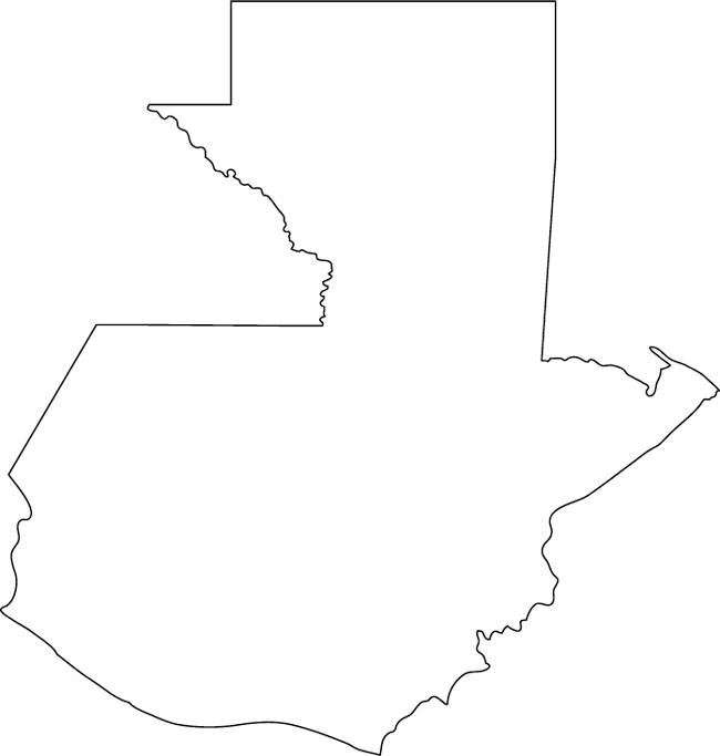 guatemala outline map - Map of Guatemala, Guatemala Map - World Atlas