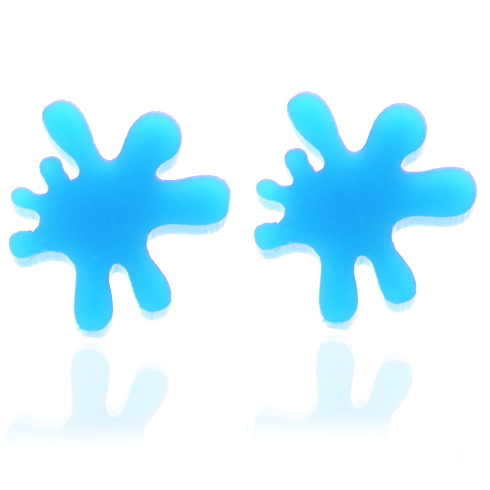 Paint Splat Stud Earrings | Quirky Earrings | Kitsch Jewellery