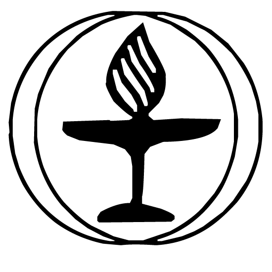 Double Circle Striped Flame Chalice Clip Art | UUA