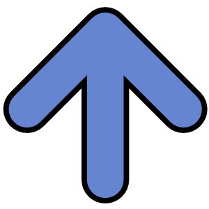 Free arrow-blue-rounded-up Clipart - Free Clipart Graphics, Images ...