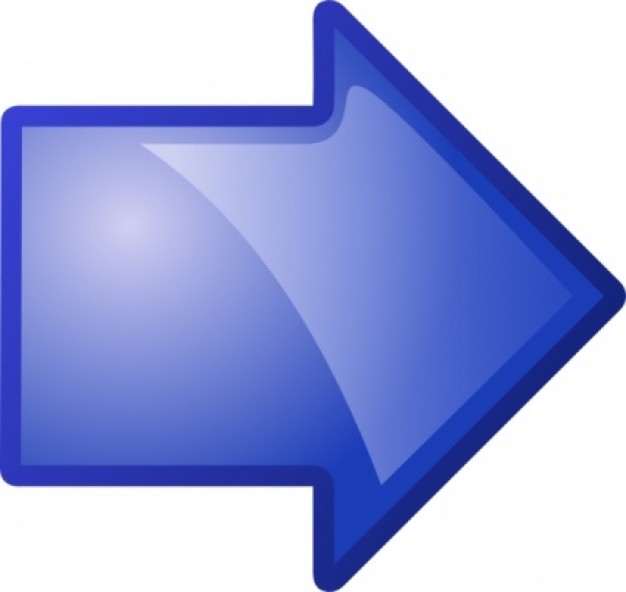 Arrow Blue Right clip art | Download free Vector