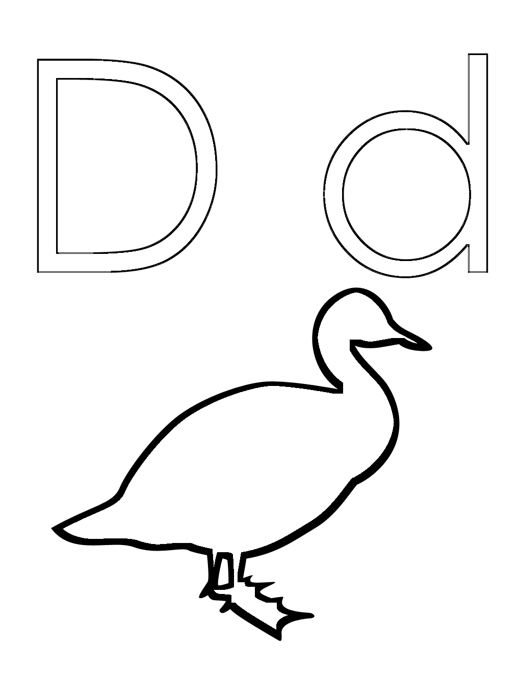 Duck Outline - ClipArt Best