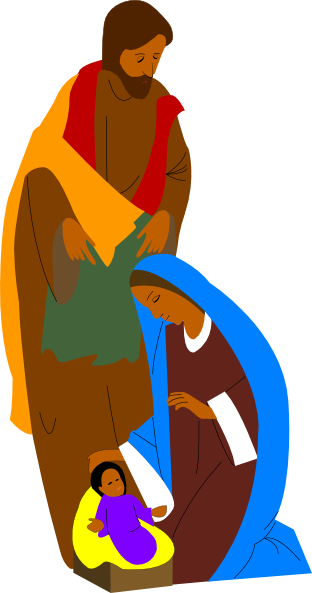 Free Nativity of Jesus Clip Art