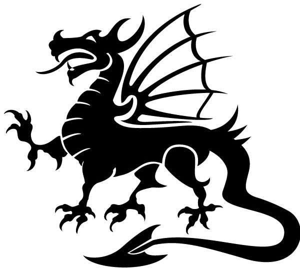 Dragon Vector Image | Free Vector Graphics | Vector Art Designs
