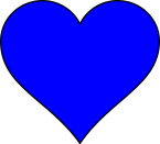 Blue Heart With Starry Background Twitter Backgrounds