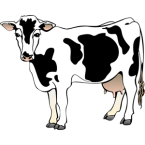 Cow 4 clipart, cliparts of Cow 4 free download (wmf, eps, emf, svg ...
