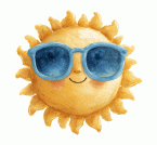 Cool Sun Character
