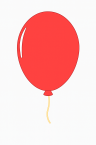 Red Party Balloon